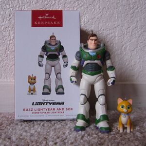 Buzz Lightyear and Sox Disney Pixar Lightyear 2022 Hallmark ornament